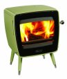 Kieto kuro krosnelė DOVRE VINTAGE 35 OLIVE 9 KW